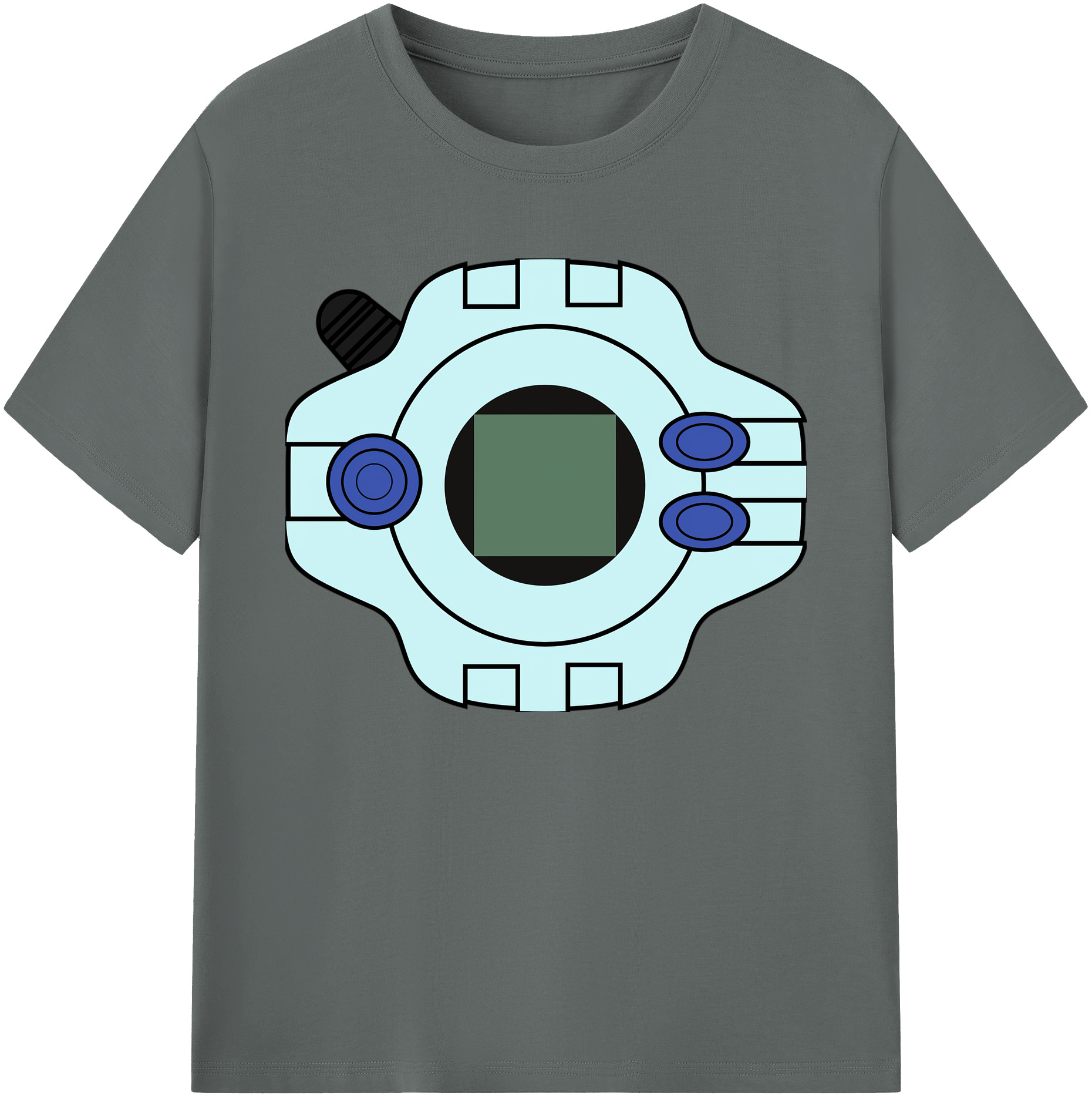 （画像用） Digimon デジタルモンスター/デジモン 綿100％ メンズ半袖Tシャツ｜肌触りやわらか＆通気性